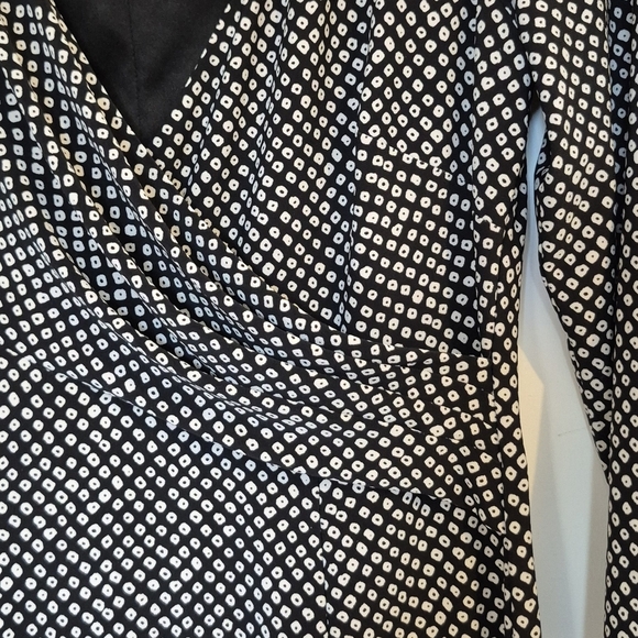 Chaps Monochrome Patterned Dress - Picture 4 of 8